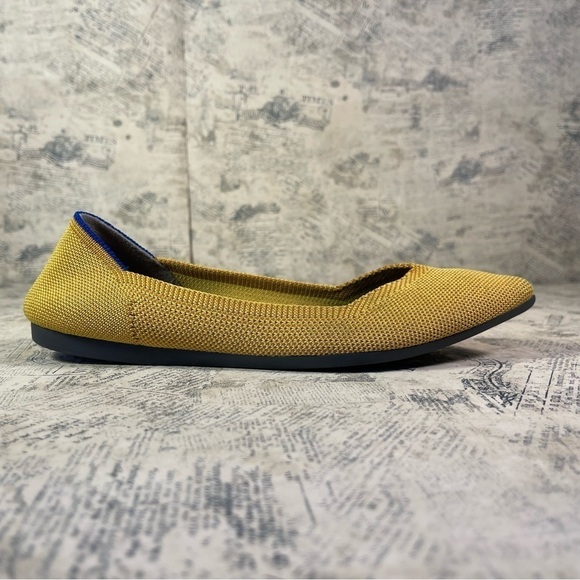 Rothy's 'The Point' Marigold Yellow Pointed Toe Flats - Picture 1 of 11